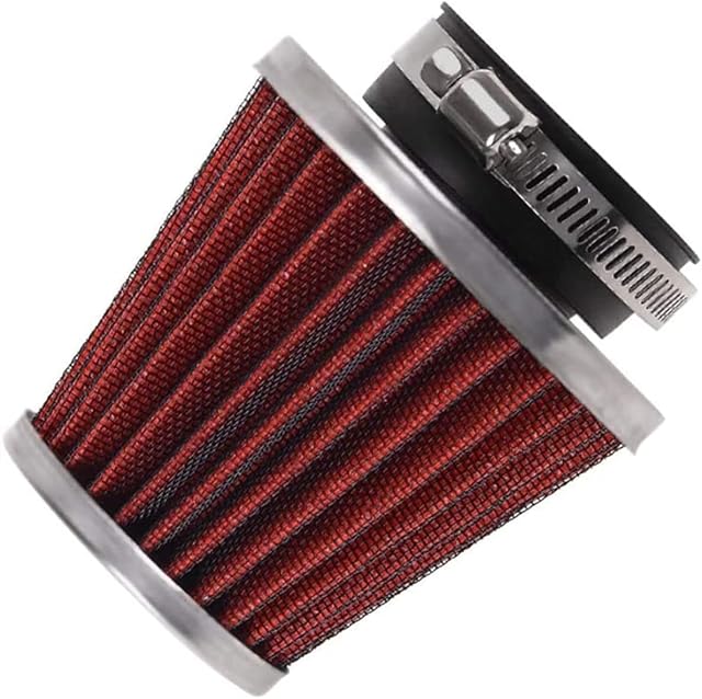 Filtro de aire de moto de pinza evermotor rojo
