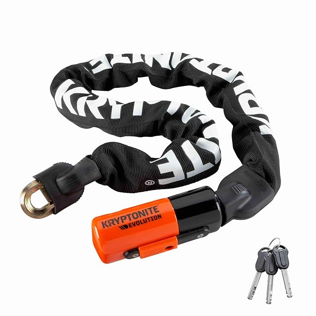 Cadena antirrobo Kryptonite Evolution 1090 con funda de nailon