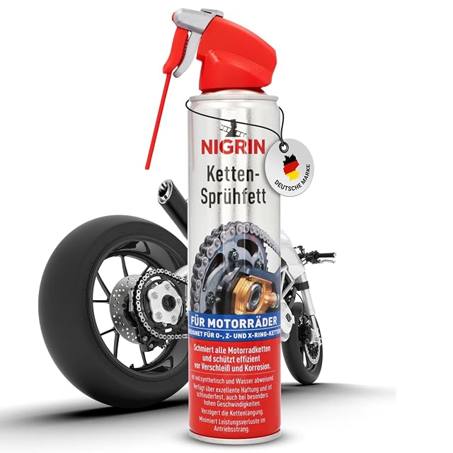 Aerosol de grasa de cadena cerámica NIGRIN de 400 ml