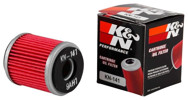 Filtro de aceite de cartucho rojo K&N KN-141