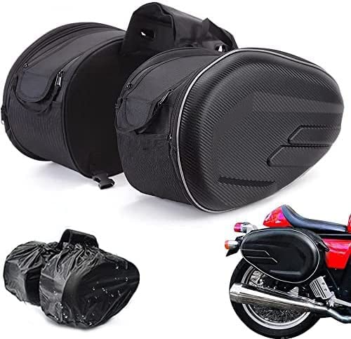 Alforjas blandas de tejido Oxford JFG RACING montadas en una moto