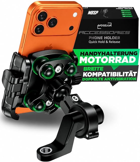 Soporte de móvil antivibración para moto MOGGAM PH00
