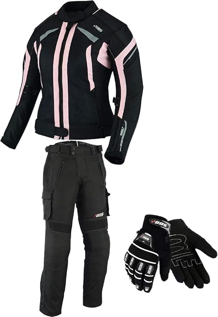 Conjunto BOSmoto de chaqueta, pantalón y guantes