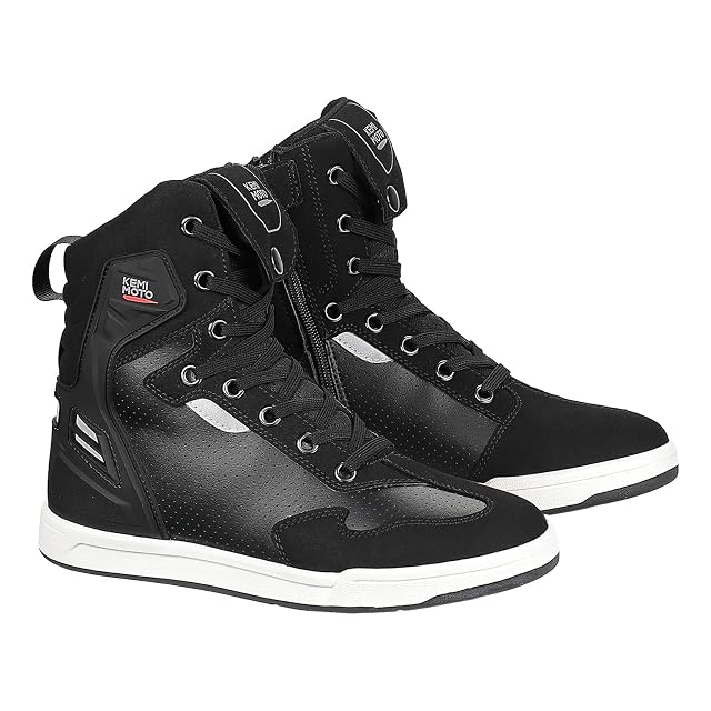 Zapatilla de moto de caña alta KEMIMOTO, de perfil
