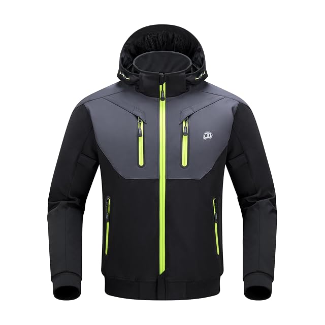 Chaqueta textil de moto BORLENI JK007, de frente