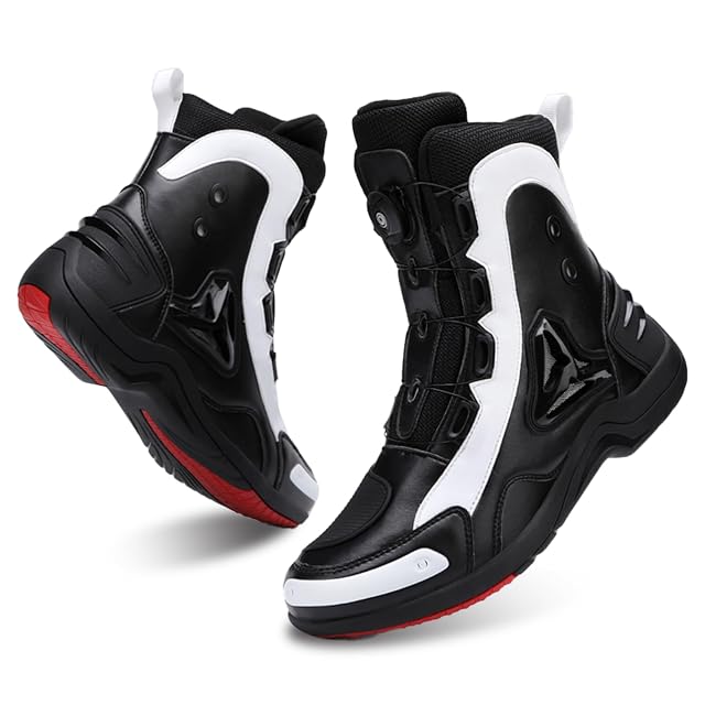Zapatilla de moto de verano FHQGZT con cierre de cremallera