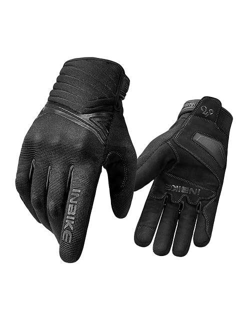 Guante de moto de invierno INBIKE, dorso con protector rígido